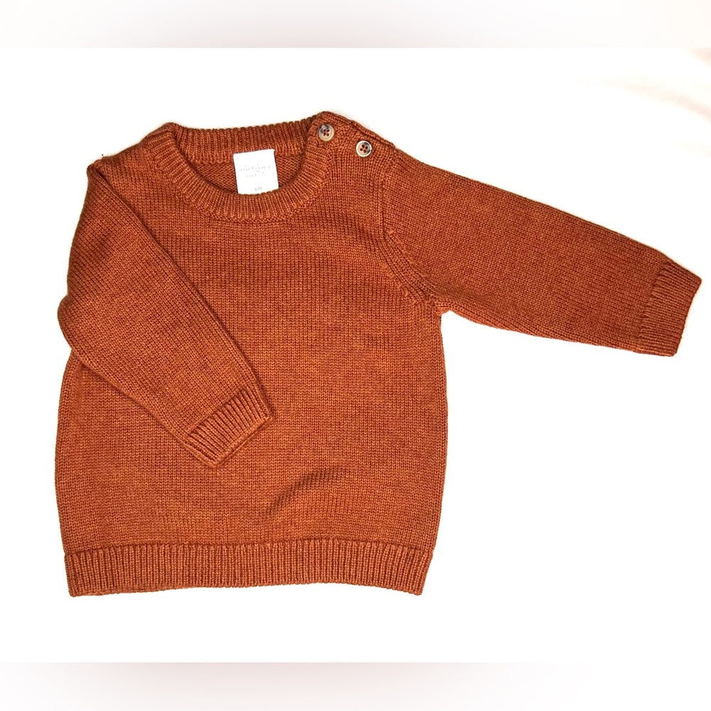 “Starting Out” Boys Sweater. Well made 100% cotton Soft & comfortable.